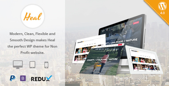 Heal - Charity WordPress Theme