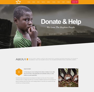 Heal - Charity WordPress Theme
