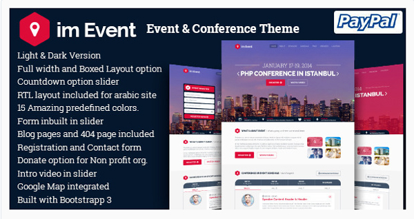 Best WordPress Theme for Event and Conference